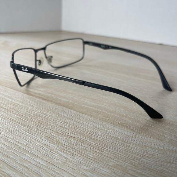 Ray-Ban RB3498 002/71 Black Rectangular Sunglasses FRAMES Flex Hinge 61-17-135 - Picture 7 of 8